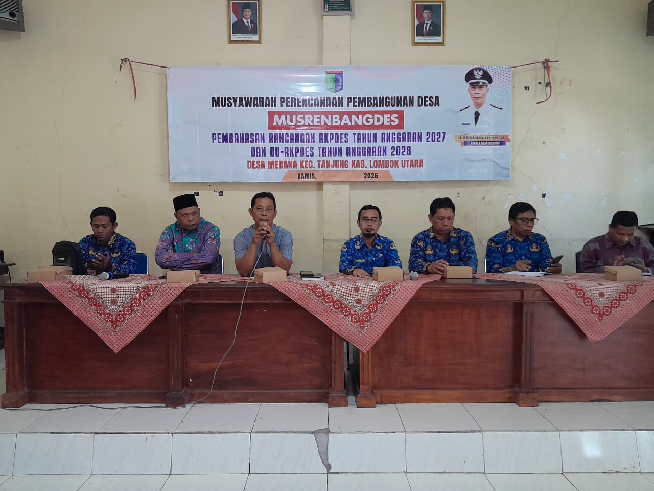 MUSRENBANGDES DESA MEDANA BAHAS RKP DESA TAHUN 2027 DAN DU-RKP DESA TAHUN 2028